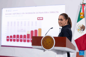 México recibe inversión extranjera récord: 34,265 MDD en seis meses