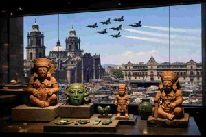 Conmemoran 111 años de la Fuerza Aérea Mexicana y repatriación de 3 mil 556 piezas culturales en la CDMX