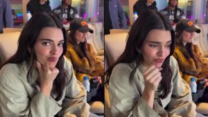 Kendall Jenner reacciona con baile incómodo al show de su ex Bad Bunny en el Super Bowl 2026