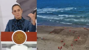Anuncia Sheinbaum sistema de alerta permanente tras derrame en el Golfo de México
