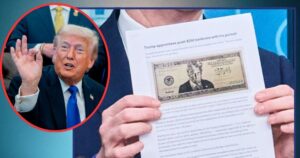 Trump impulsa billete de 250 dólares y arco del triunfo mientras cae su popularidad