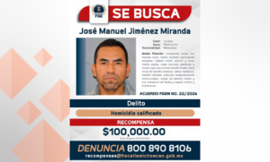 Fiscalía de Michoacán ofrece recompensa por exjefe de escoltas del alcalde de Uruapan